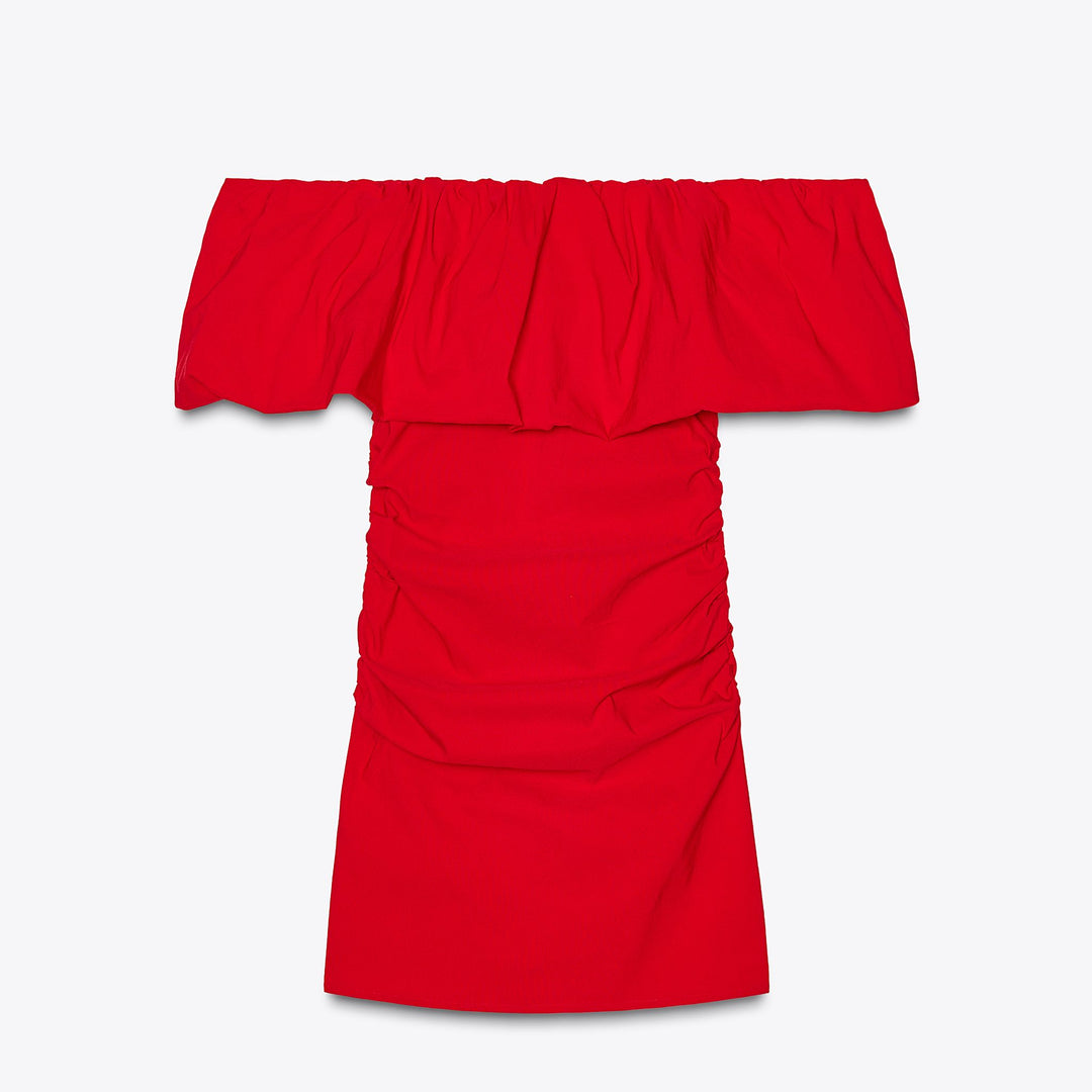 Moudda ZARA - Robe Mini Bengaline - Volant & Off-Shoulder - Tunisie 1