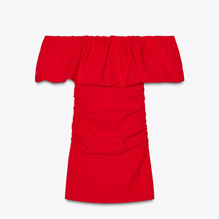 Moudda ZARA - Robe Mini Bengaline - Volant & Off-Shoulder - Tunisie 1
