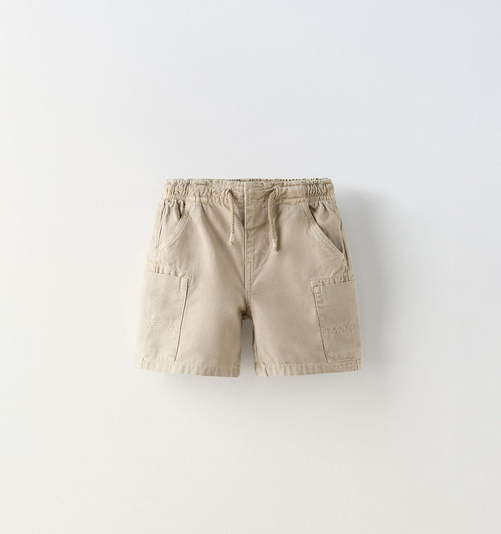 Moudda ZARA - Bermuda enfant en toile, ceinturée cargo - Tunisie 1