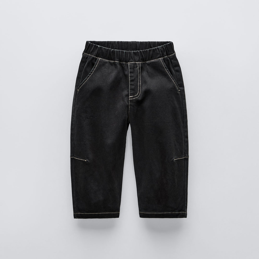 Moudda ZARA - Pantalon enfant Dobby brossé, plissé, facile à enfiler - Tunisie 1