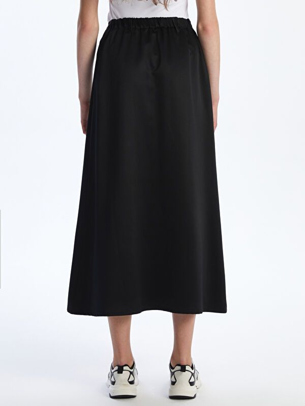 Moudda LC Waikiki - Jupe tissée Femme Noir - Tunisie 4