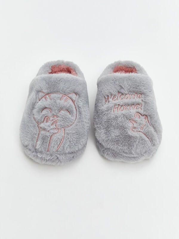 Moudda LC Waikiki - Pantoufles maison Fille Gris - Tunisie 3