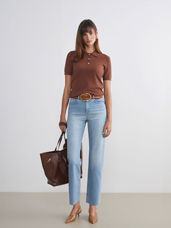 Moudda LC Waikiki - Pull tricot à manches courtes pour Femmes - Tunisie 2