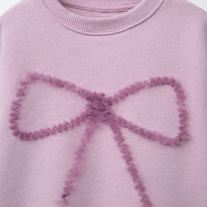 Moudda ZARA - Sweat Enfant - Applique Tulle & Nœud - Tunisie 3