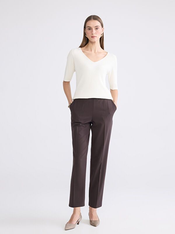 Moudda LC Waikiki - Pantalon basique mi-saison en tissu pour Femme - Tunisie 1