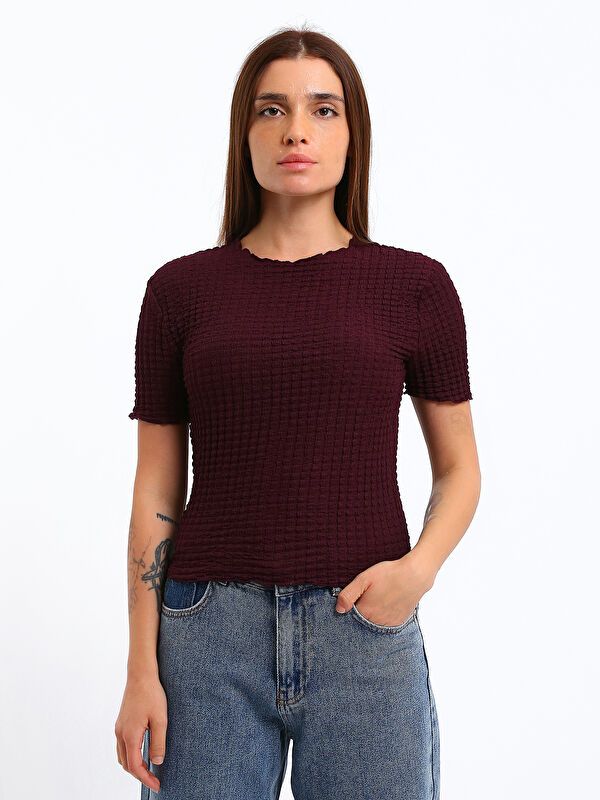 Moudda LC Waikiki - Body en jersey à manches courtes pour Femmes - Tunisie 1