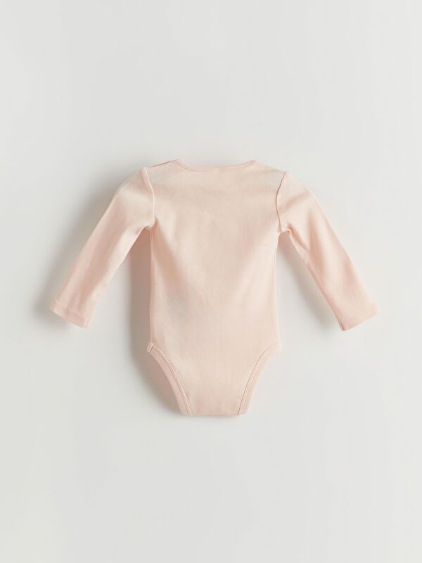 Moudda LC Waikiki - Body imprimé manches longues en jersey - tenue de sport couleur Rose terne imprimé pour filles - Tunisie 6