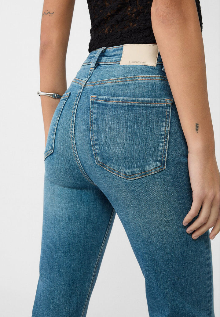 Moudda STRADIVARIUS - Jean Crop Flare Denim 50% Bio - Tunisie 4