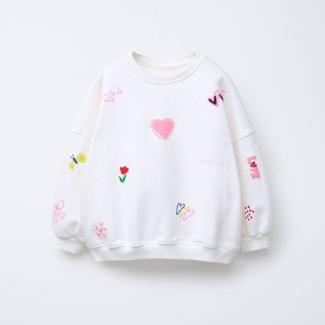 Moudda ZARA - Sweat Enfant - Imprimé Puff Allover - Tunisie 1