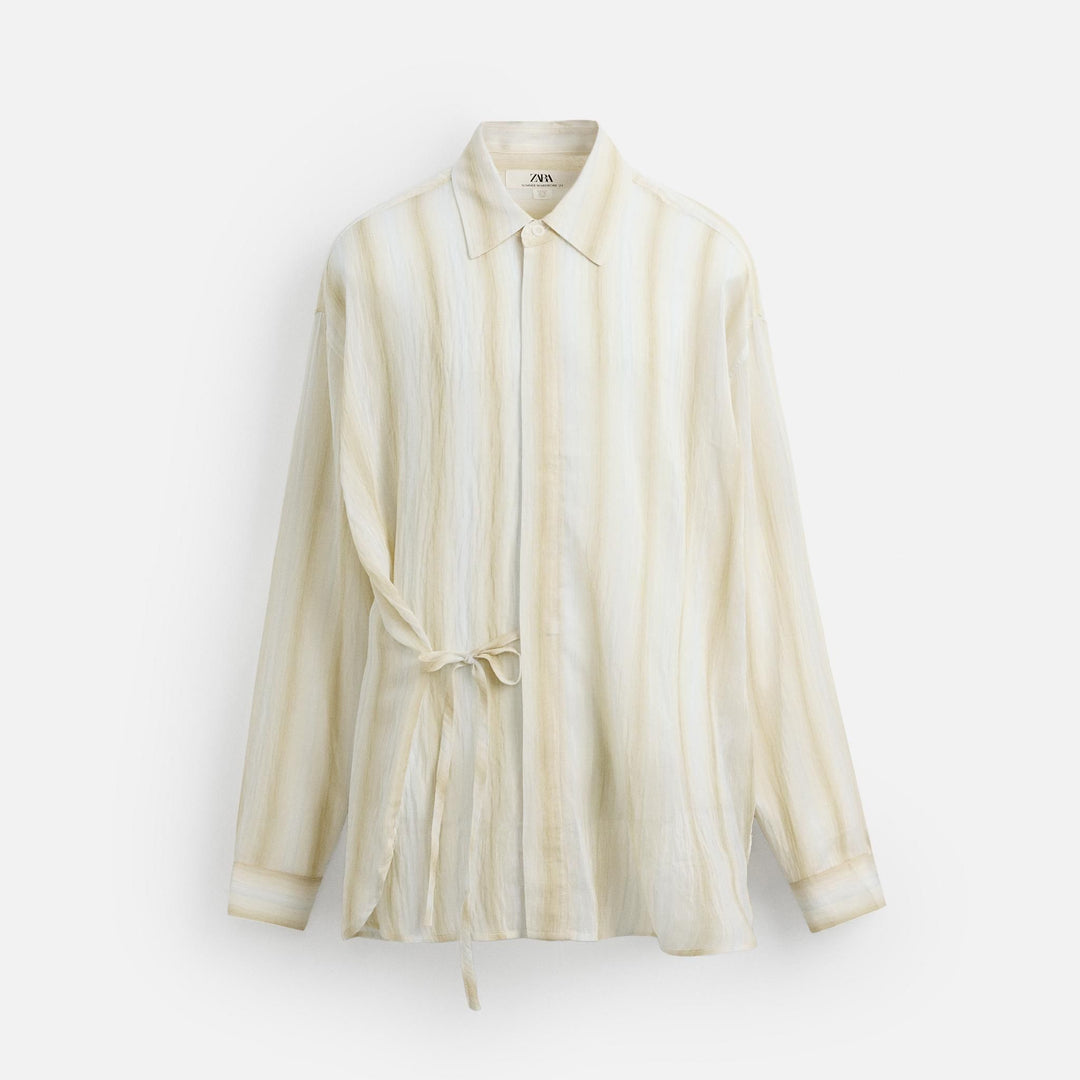 Moudda ZARA - Chemise Fluide - Détail Nœud (Garde-robe Été) - Tunisie 1