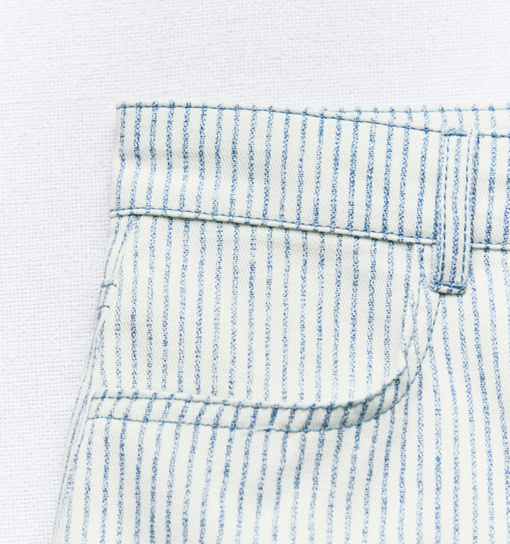 Moudda ZARA - Short rayé imprimé, 5 poches – ensemble coordonné - Tunisie 3