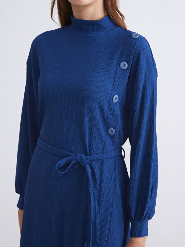 Moudda LC Waikiki - Robe en jersey cv à manches longues pour Femmes - Tunisie 3