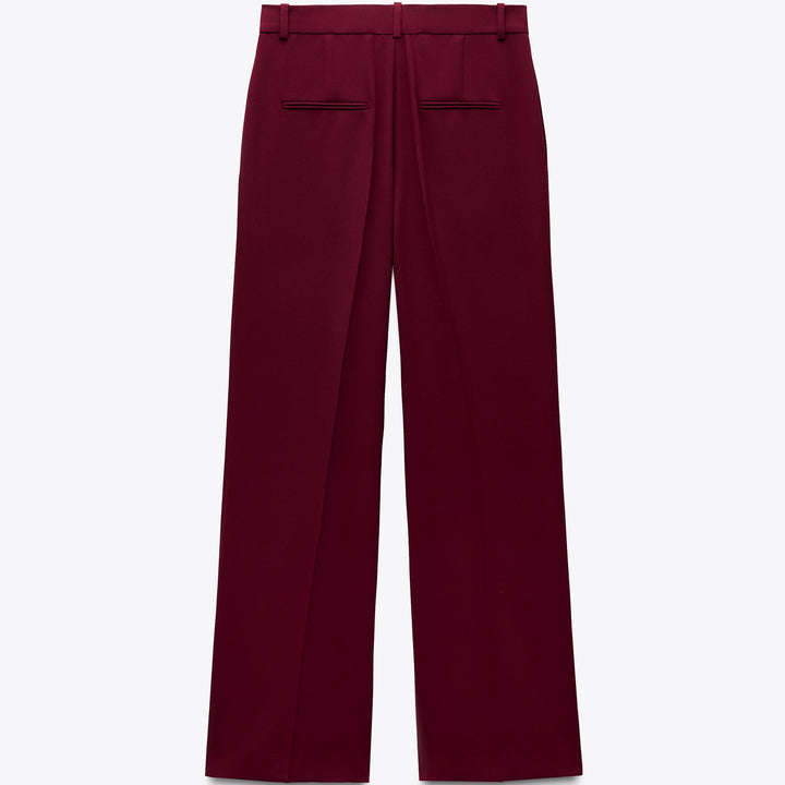 Moudda ZARA - Pantalon Habillé - Taille Haute & Bordeaux - Tunisie 2