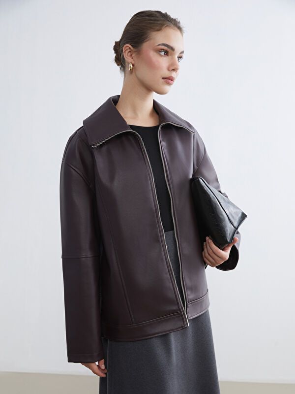 Moudda LC Waikiki - Manteau léger en similicuir - Tunisie 1