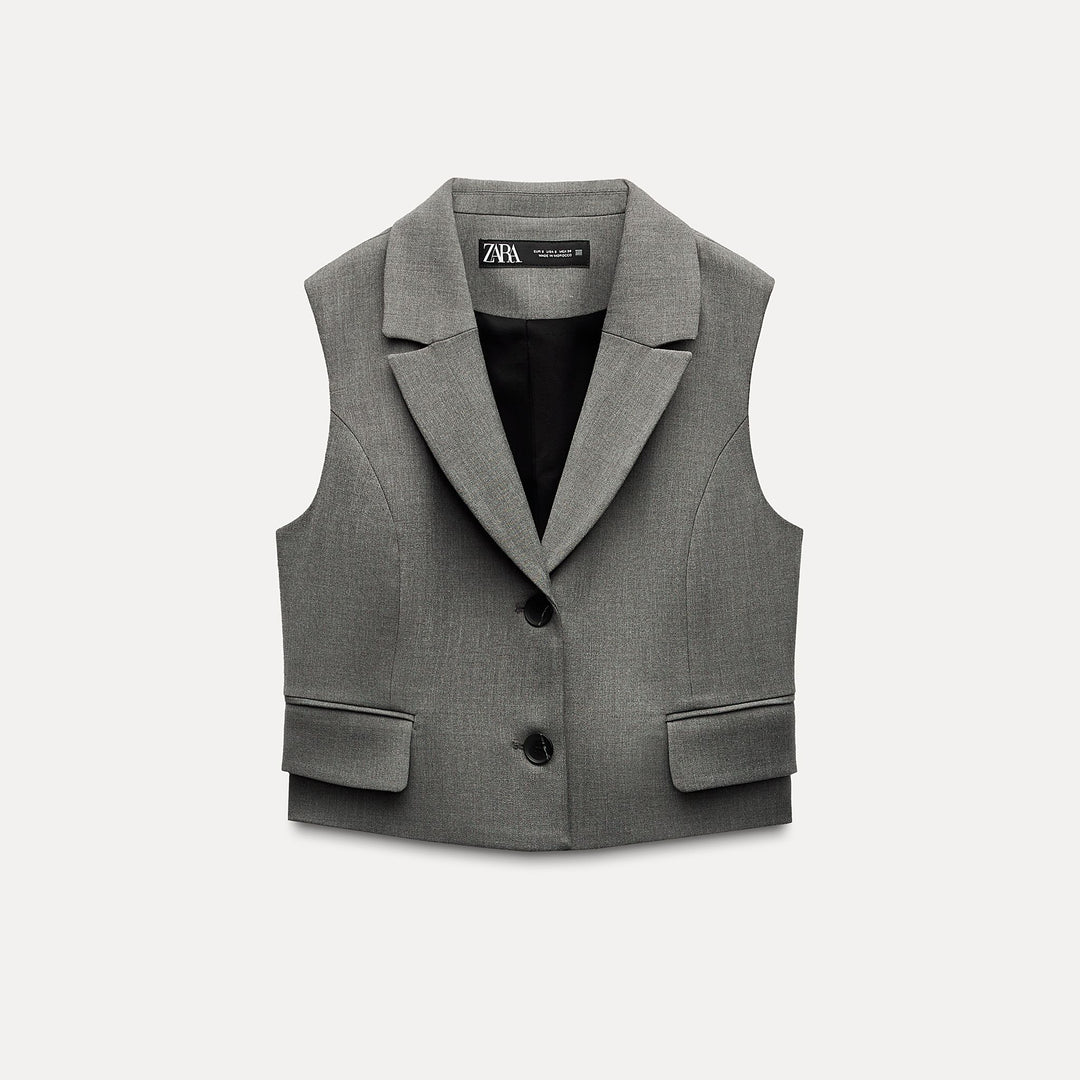 Moudda ZARA - Set gilet revers patte boutonnée - Tunisie 1
