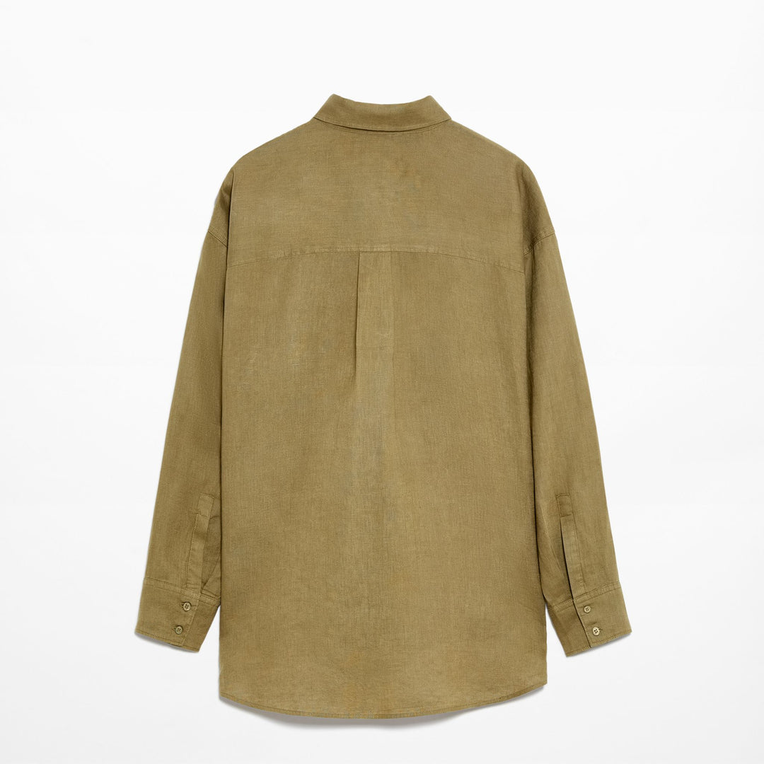 Moudda Oysho - Chemise 100% Lin Coupe Utility - Tunisie 3