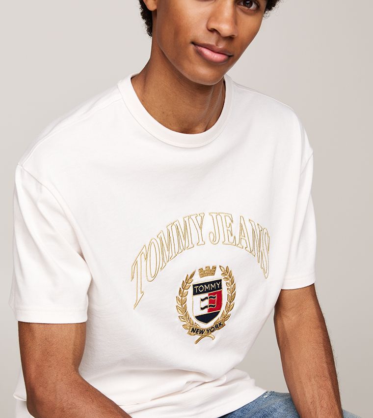 Moudda Tommy Hilfiger - Tshirt Coupe Régulière Brodé Monotype  - Tunisie 3
