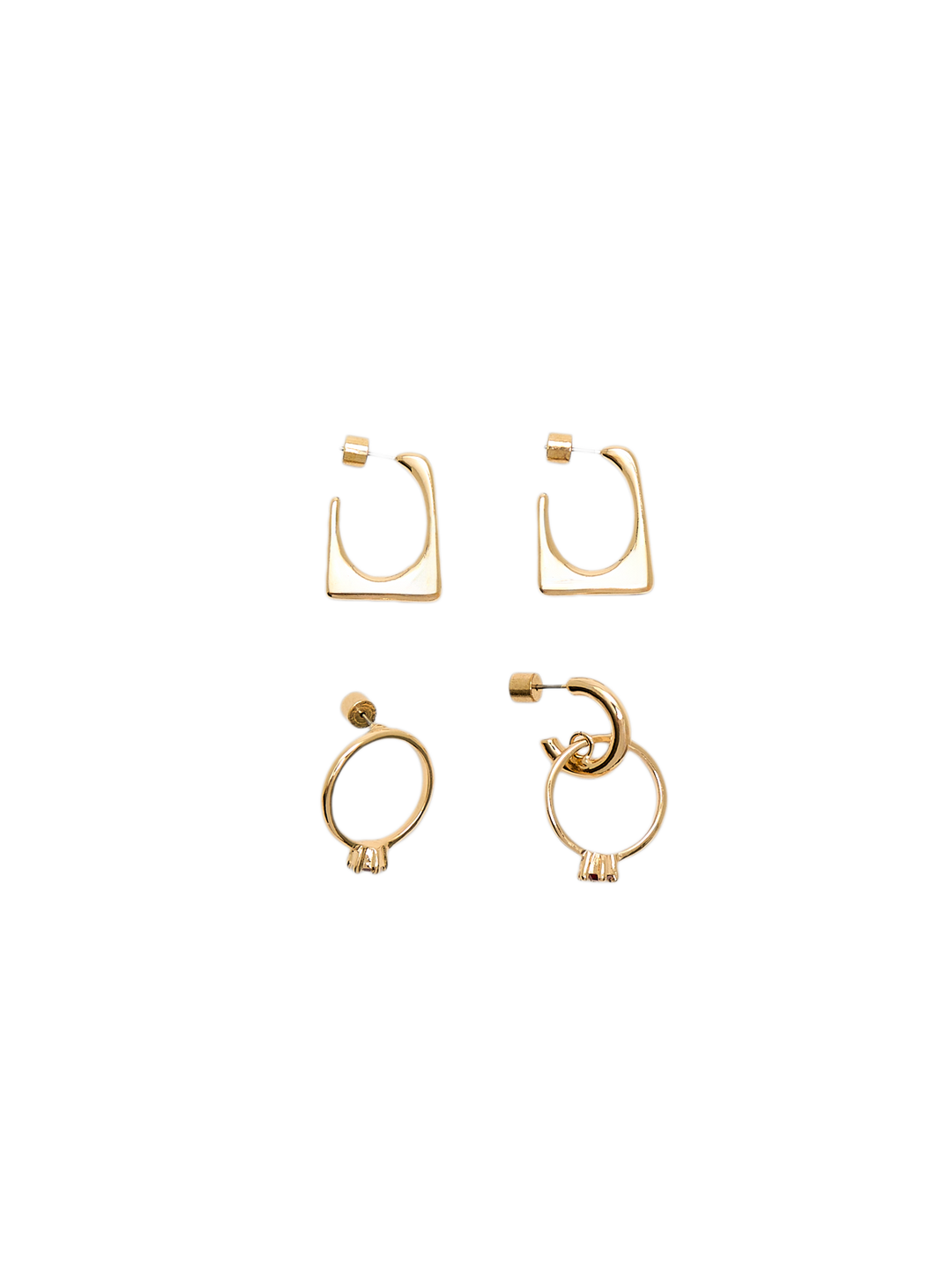 Moudda STRADIVARIUS - Lot de 2 Boucles d'Oreilles Anneau - Tunisie 4