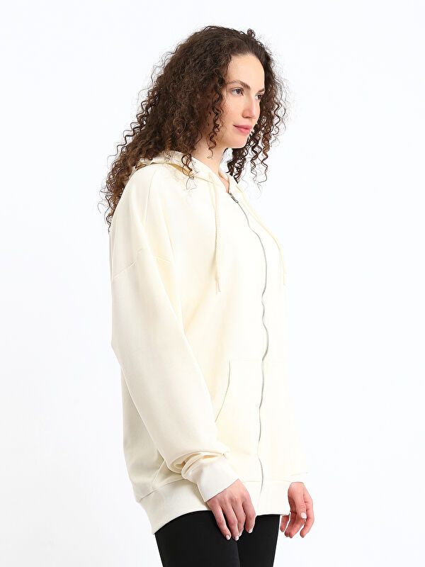 Moudda LC Waikiki - Cardigan en jersey Femme Beige clair - Tunisie 4