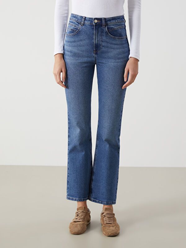 Moudda LC Waikiki - pantalon en jean tissé pour Femmes - Tunisie 2