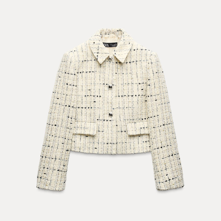 Moudda ZARA - Veste tailleur col chemise structurée - Tunisie 1