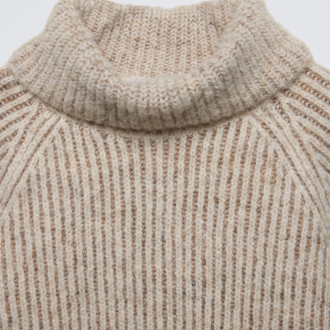 Moudda ZARA - Pull col cheminée chiné - Tunisie 3