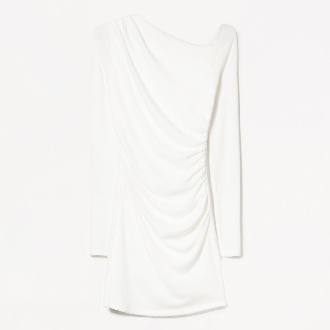 Moudda BERSHKA - Robe Mini - Encolure Asymétrique & Maille Coupée - Tunisie 1