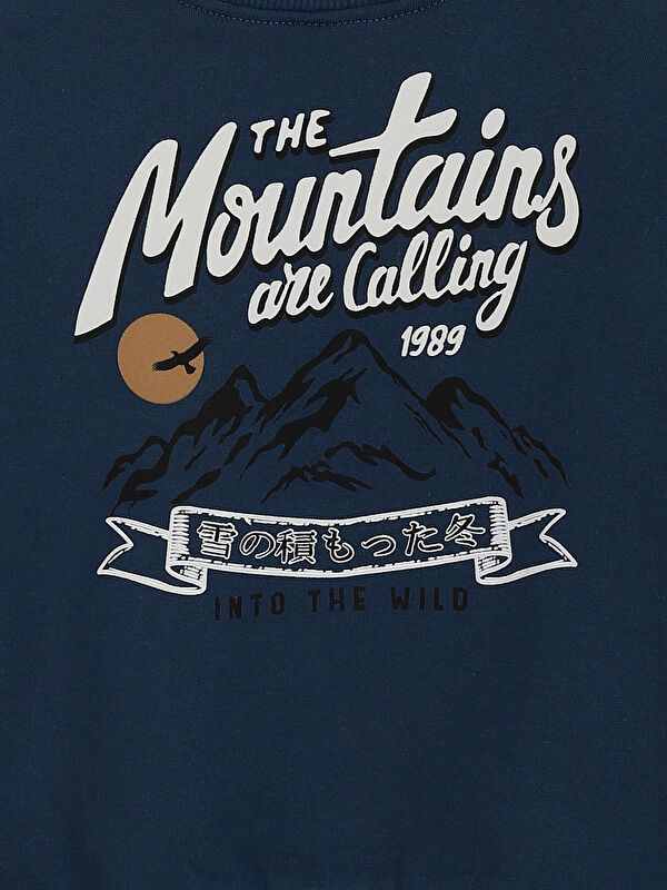 Moudda LC Waikiki - Sweatshirt en jersey Garçon Pétrole noir - Tunisie 3