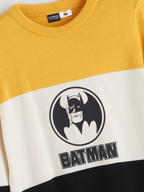 Moudda LC Waikiki - Pull tricot Z4 Garçon Rayures jaunes - Tunisie 2