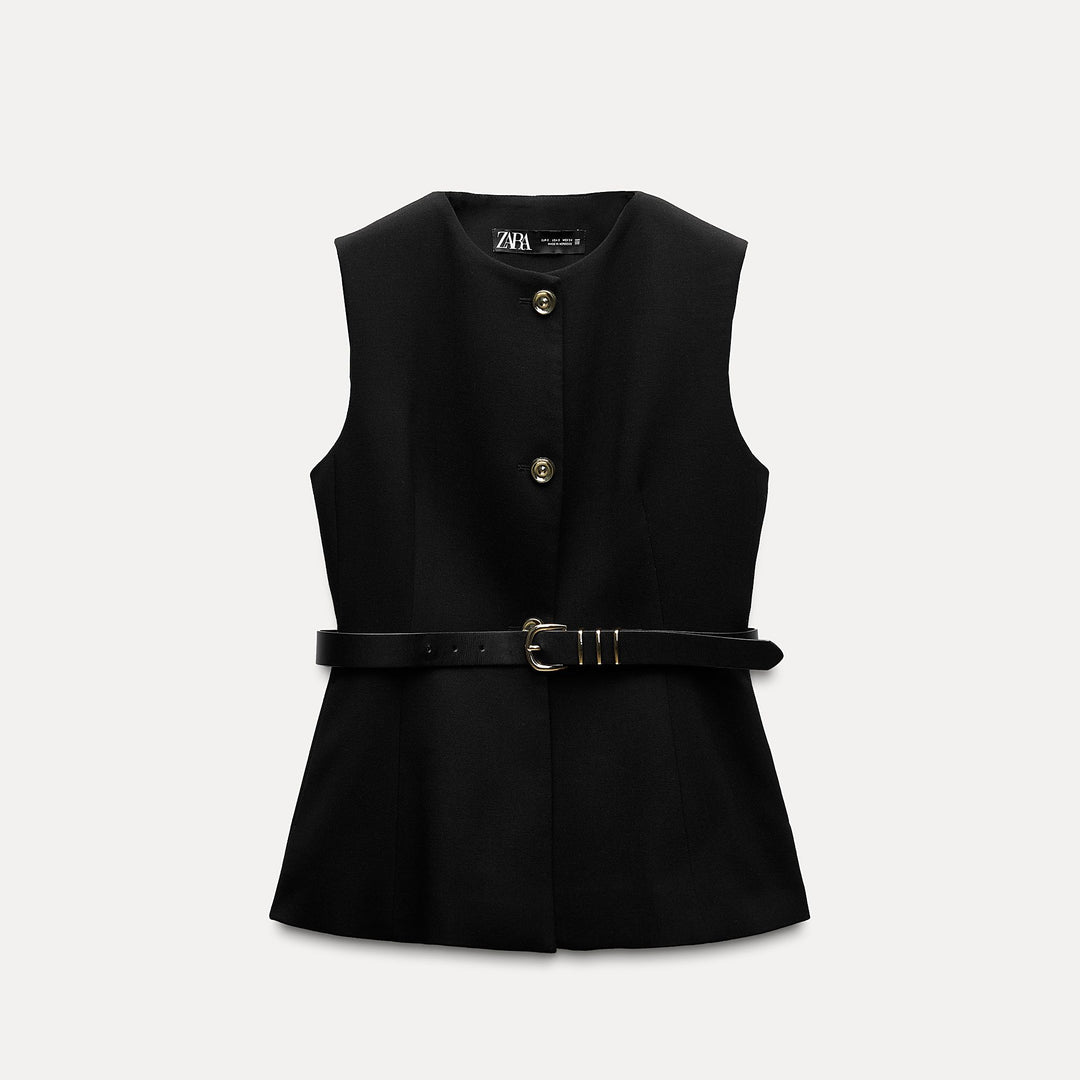 Moudda ZARA - Ceinture boucle dorée triple passant - Tunisie 2