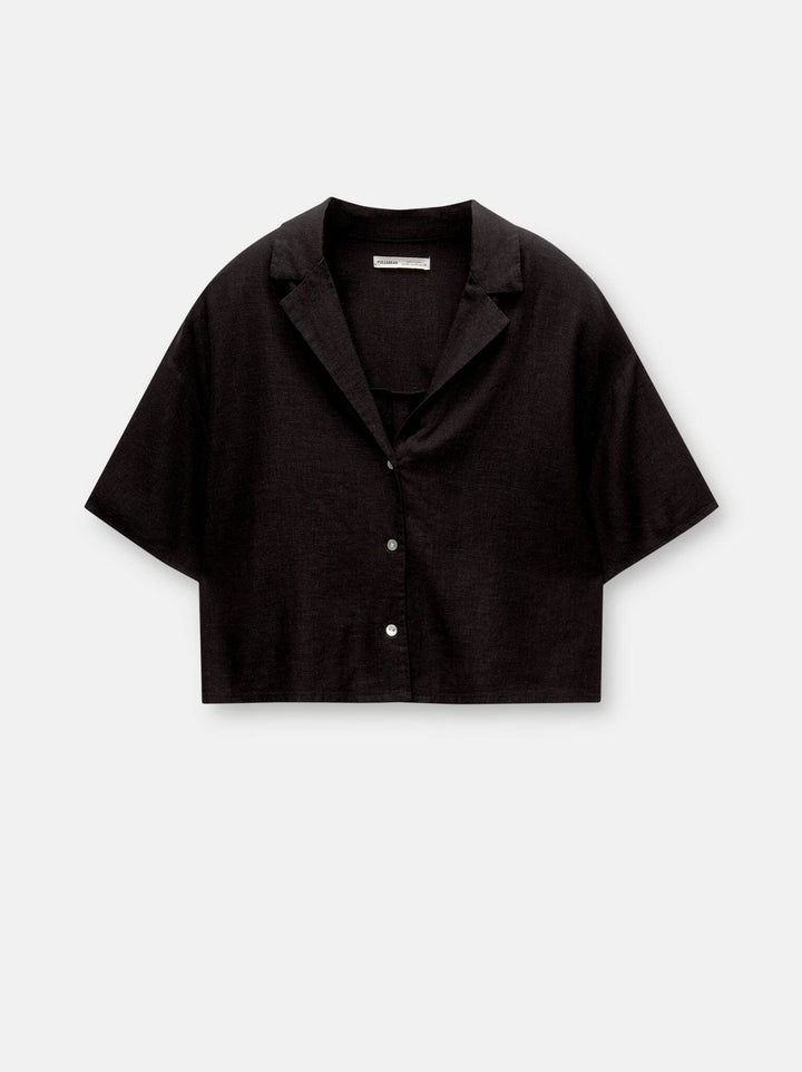 Moudda PULL & BEAR - Chemise Manches Courtes Basique Rustique - Tunisie 5