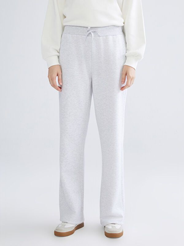 Moudda LC Waikiki - Pantalon en jersey Femme Mélange gris clair - Tunisie 2