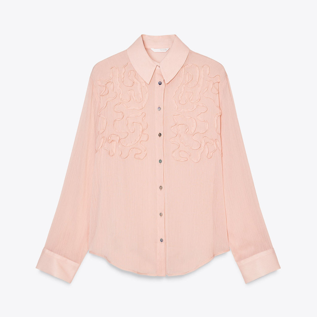 Moudda ZARA - Chemise - Détail Empiècement Tissu - Tunisie 1