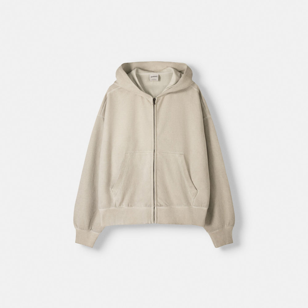 Moudda BERSHKA - Veste interlock boxy lavée courte - Tunisie 2