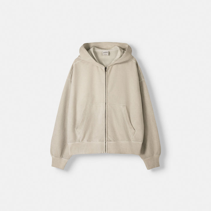 Moudda BERSHKA - Veste interlock boxy lavée courte - Tunisie 2