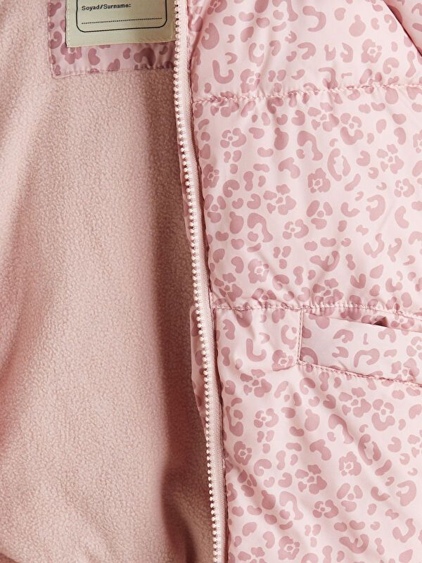 Moudda LC Waikiki - Manteau lourd Fille Imprimé rose - Tunisie 2