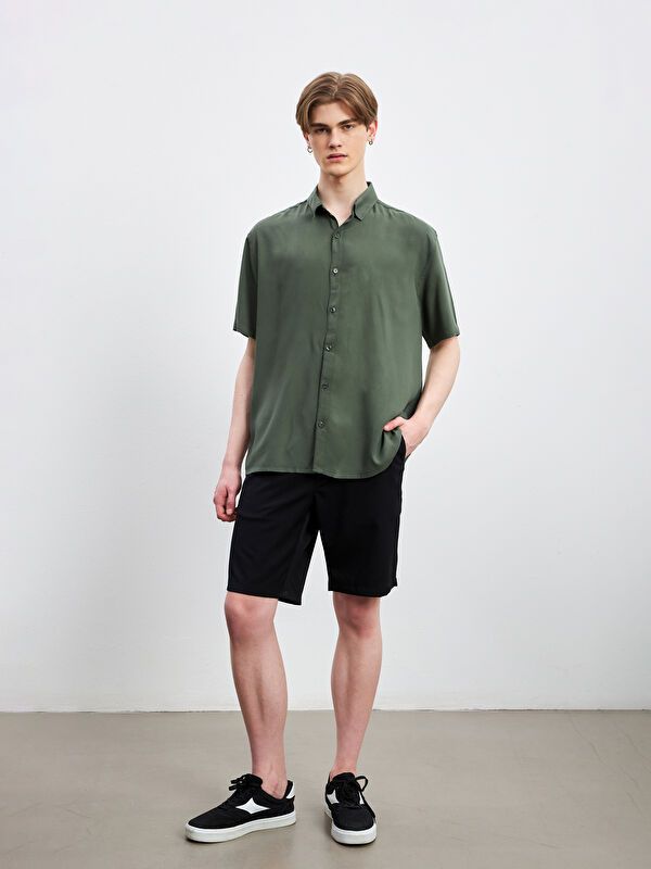 Moudda LC Waikiki - Chemise manches courtes en tissu pour Homme - Tunisie 2