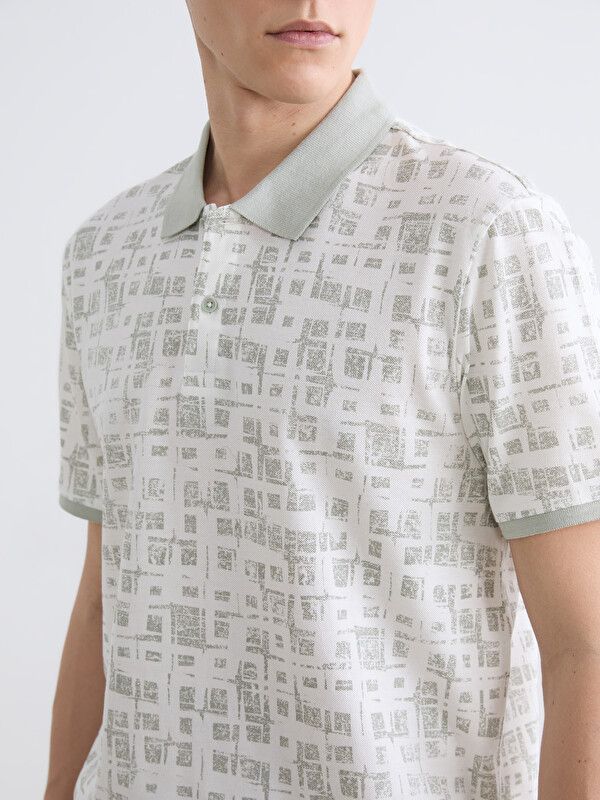 Moudda LC Waikiki - T-shirt imprimé manches courtes en jersey pour Homme couleur  Vert menthe - Tunisie 3