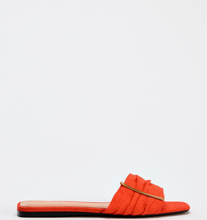 Moudda ZARA - Chaussure plate tissu pièce métallique - Tunisie 1