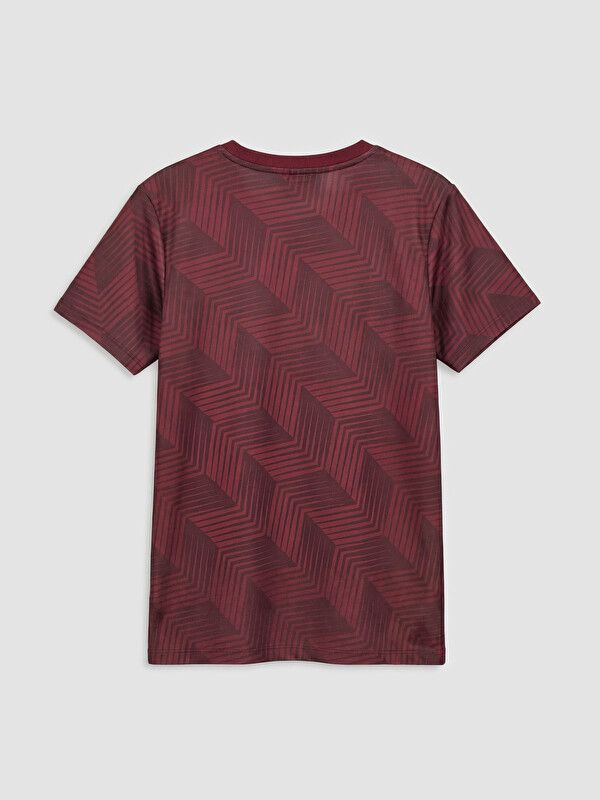 Moudda LC Waikiki - Body manches courtes en jersey - Sous licence pour Garçon couleur Bordeaux imprimé - Tunisie 2