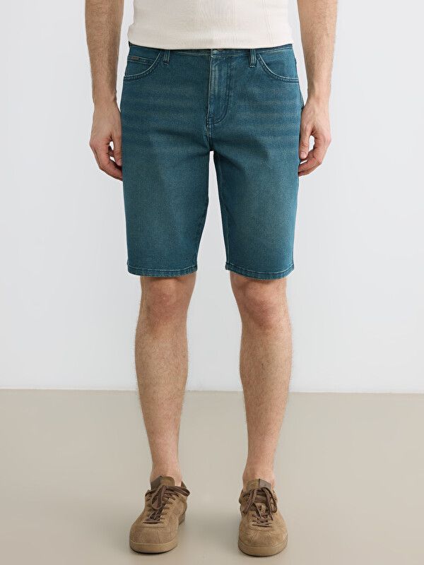 Moudda LC Waikiki - Bermuda en denim pour Homme couleur Rodeo vert - Tunisie 2