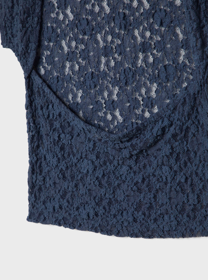 Moudda STRADIVARIUS - T-Shirt Mini Manches Dos Nu en Dentelle - Tunisie 2