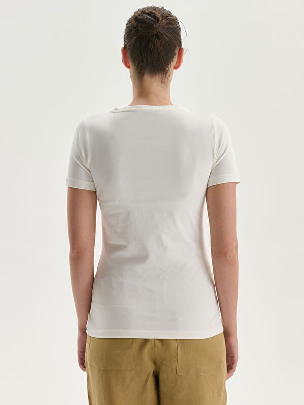 Moudda LC Waikiki - Body basique en jersey à manches courtes pour Femmes - Tunisie 4