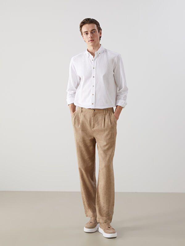 Moudda LC Waikiki - Chemise tissée à manches longues pour Hommes - Tunisie 2