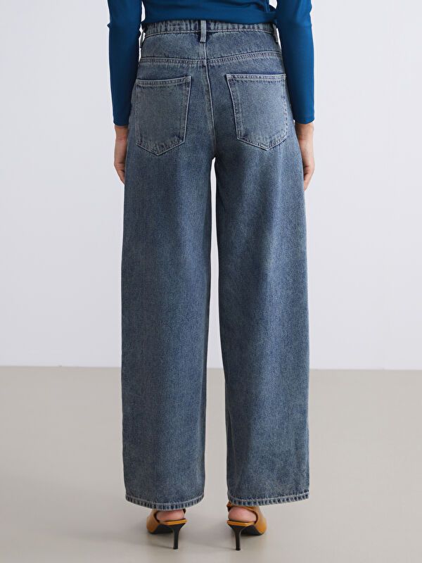 Moudda LC Waikiki - pantalon en jean tissé pour Femmes - Tunisie 4