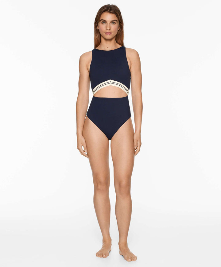 Moudda Oysho - Maillot de Bain Mousse Extra Surf Rétro Élastiques - Tunisie 1
