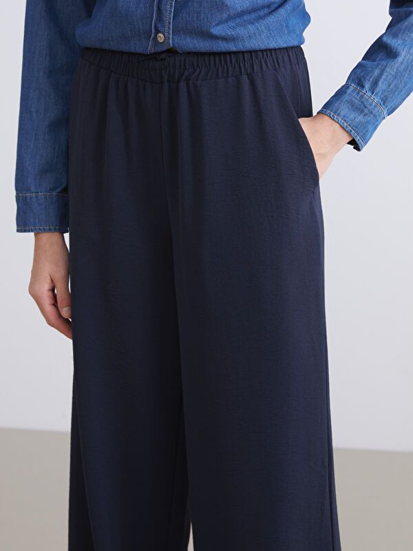 Moudda LC Waikiki - Pantalon tissé fin Femme Marine - Tunisie 3