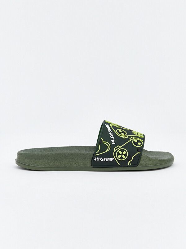 Moudda LC Waikiki - Pantoufles pour Garçon couleur Kaki clair - Tunisie 2