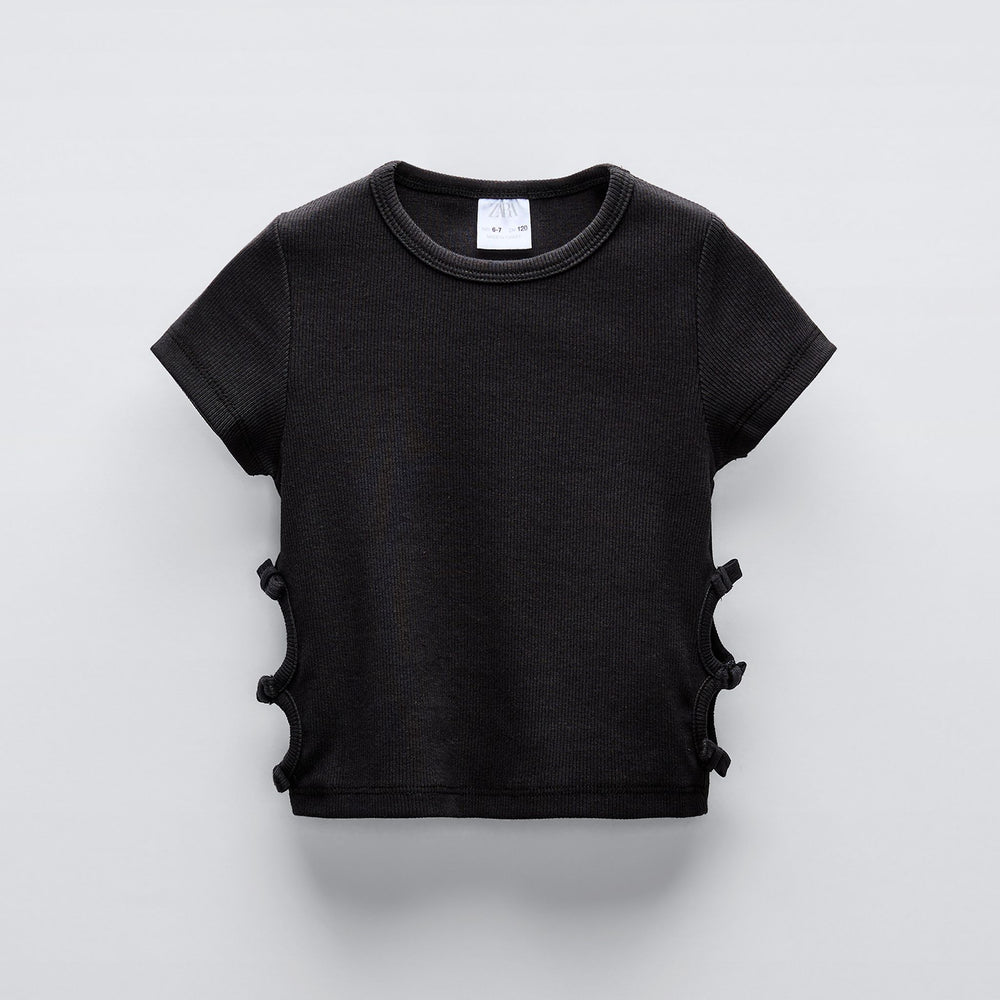 Moudda ZARA - Haut pour fille avec découpes et nœuds - Tunisie 2