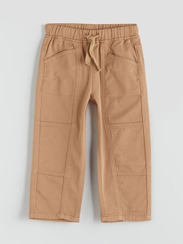 Moudda LC Waikiki - Pantalon tissé épais basique Garçon Beige foncé - Tunisie 1